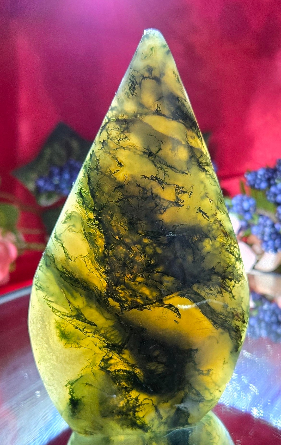 MOSS AGATE FREE FORM