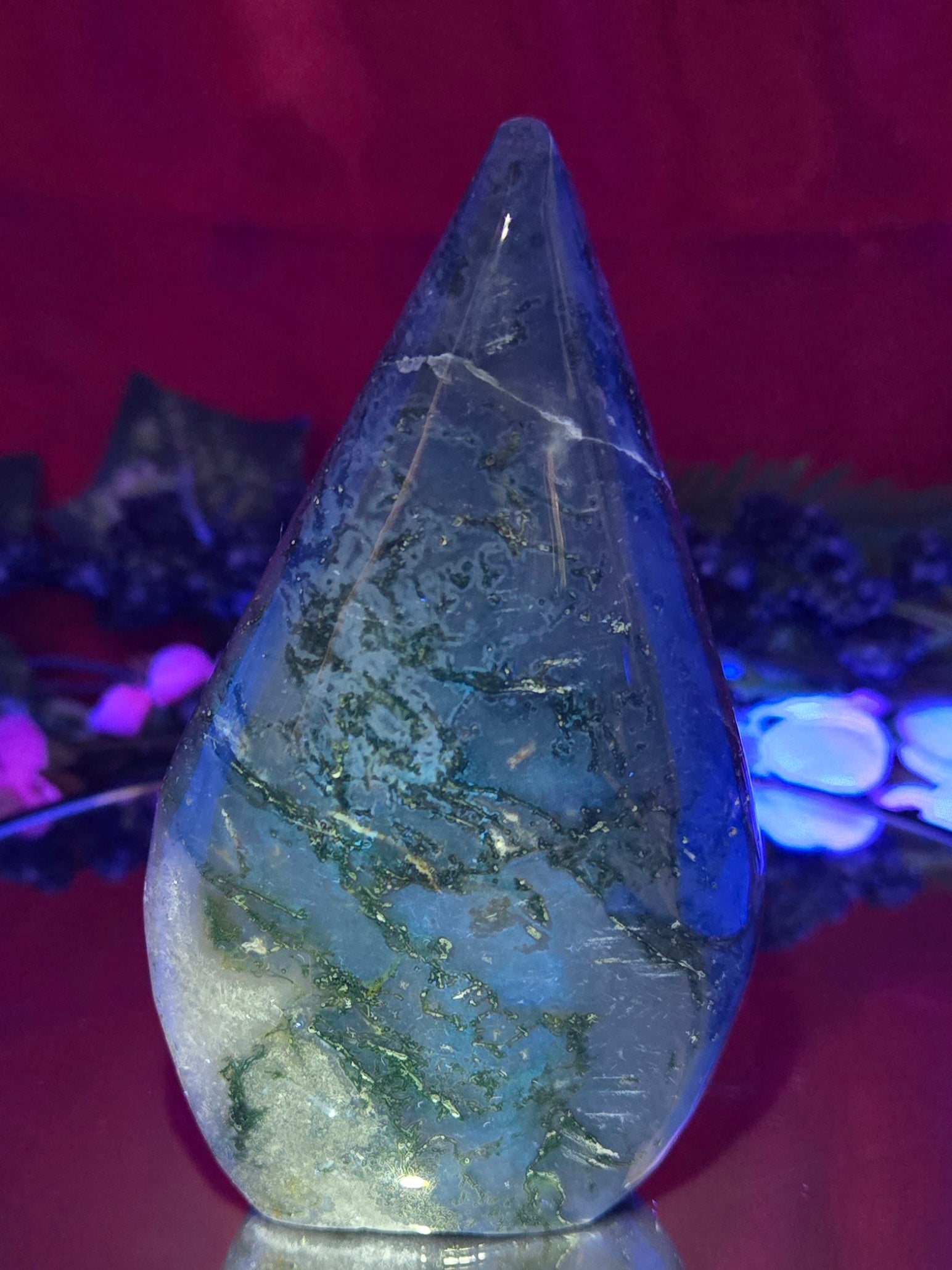 MOSS AGATE FREE FORM