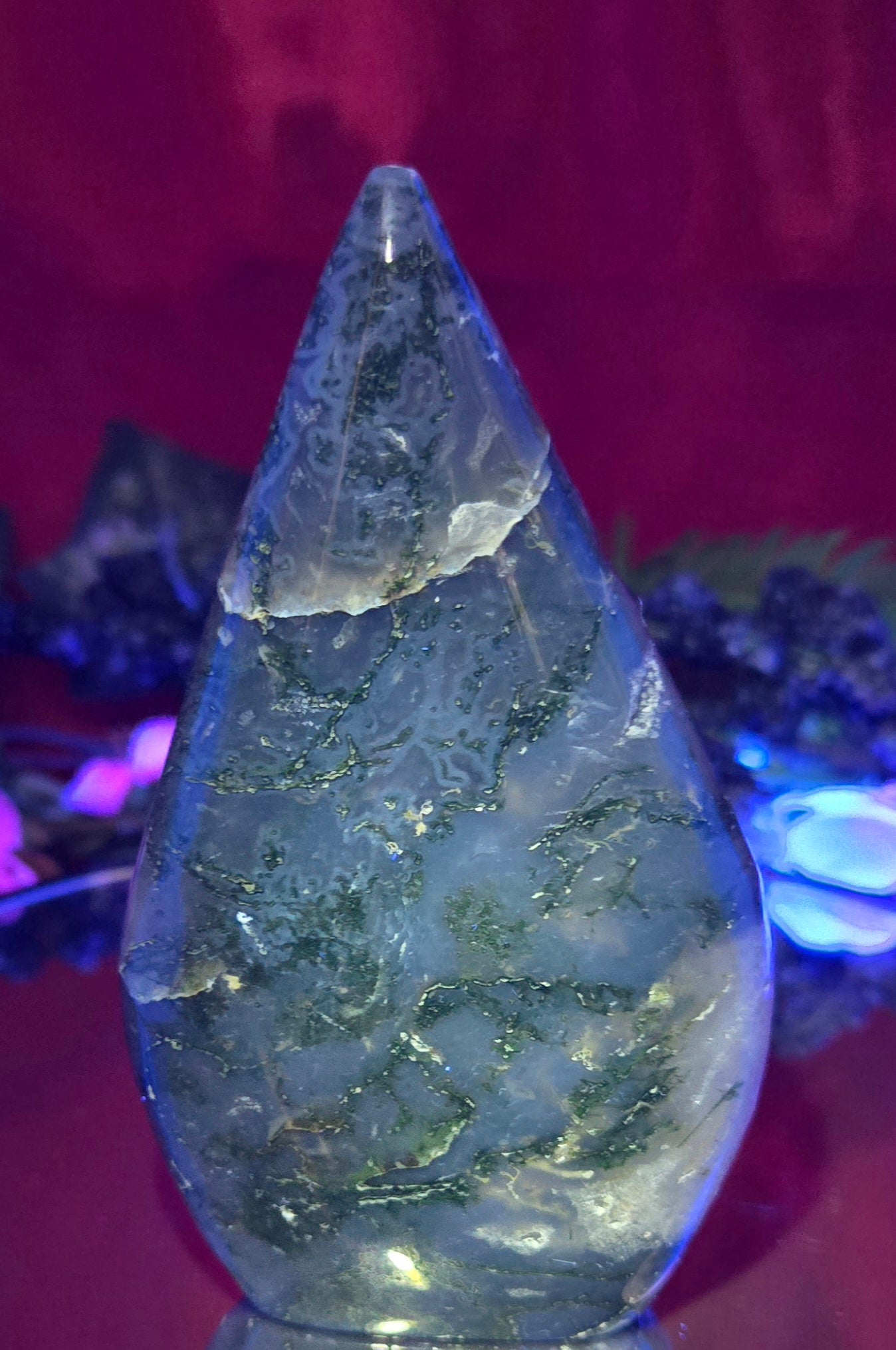 MOSS AGATE FREE FORM