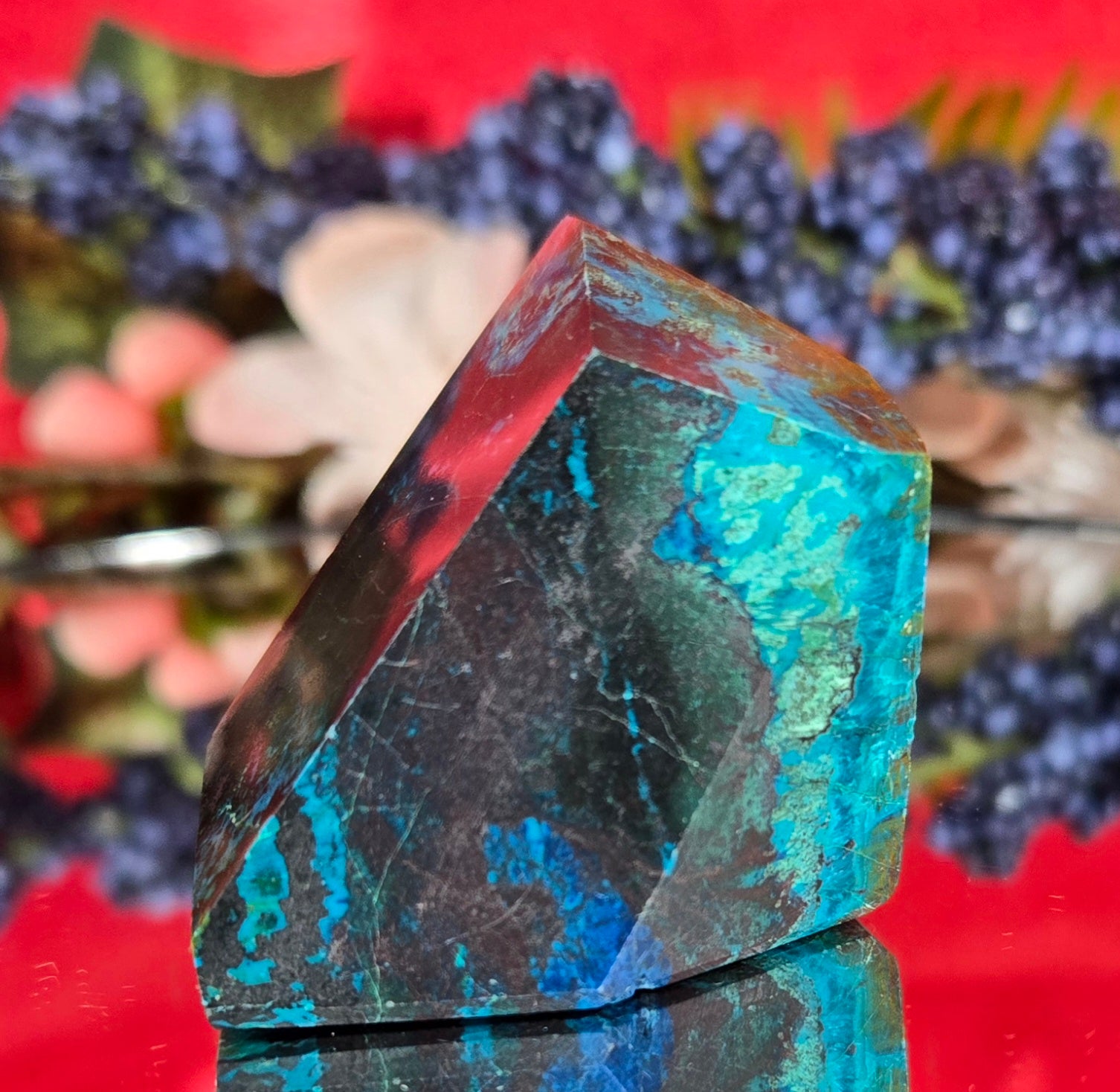 AZURITE/CHRYSOCOLLA/MALACHITE FREE FORM