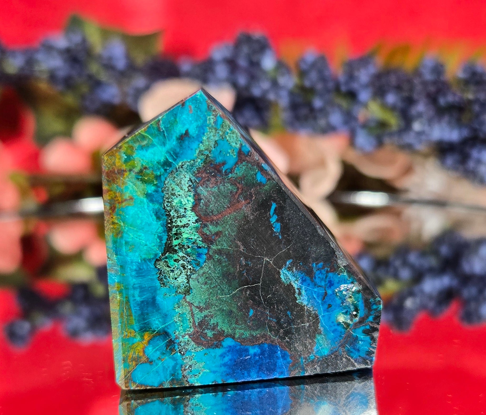 AZURITE/CHRYSOCOLLA/MALACHITE FREE FORM