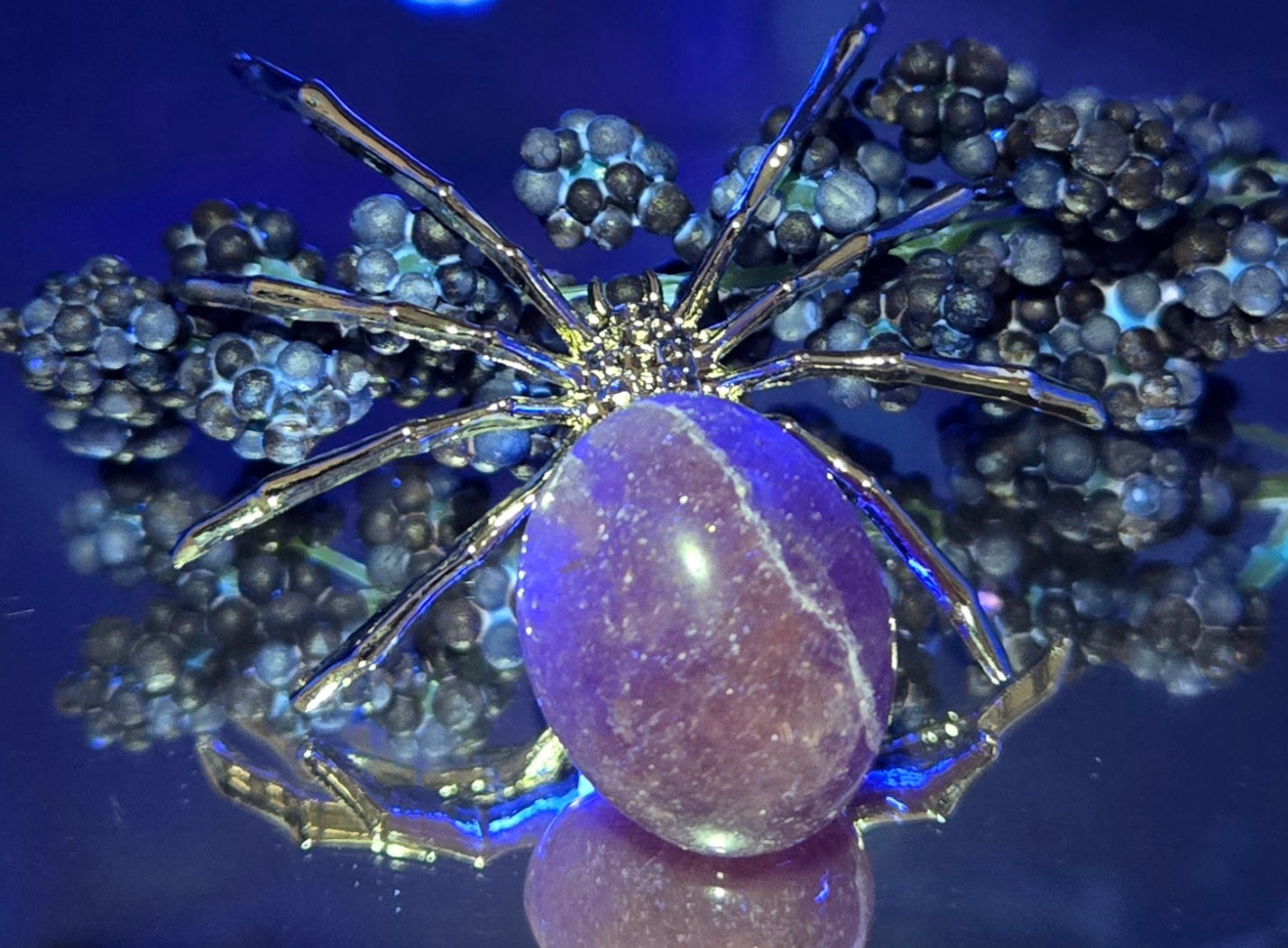 STRAWBERRY QUARTZ SPIDER