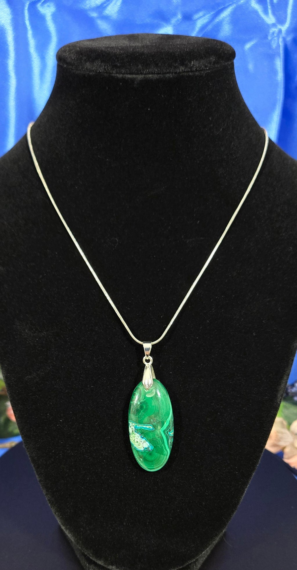 MALACHITE CHRYSOCOLLA NECKLACE