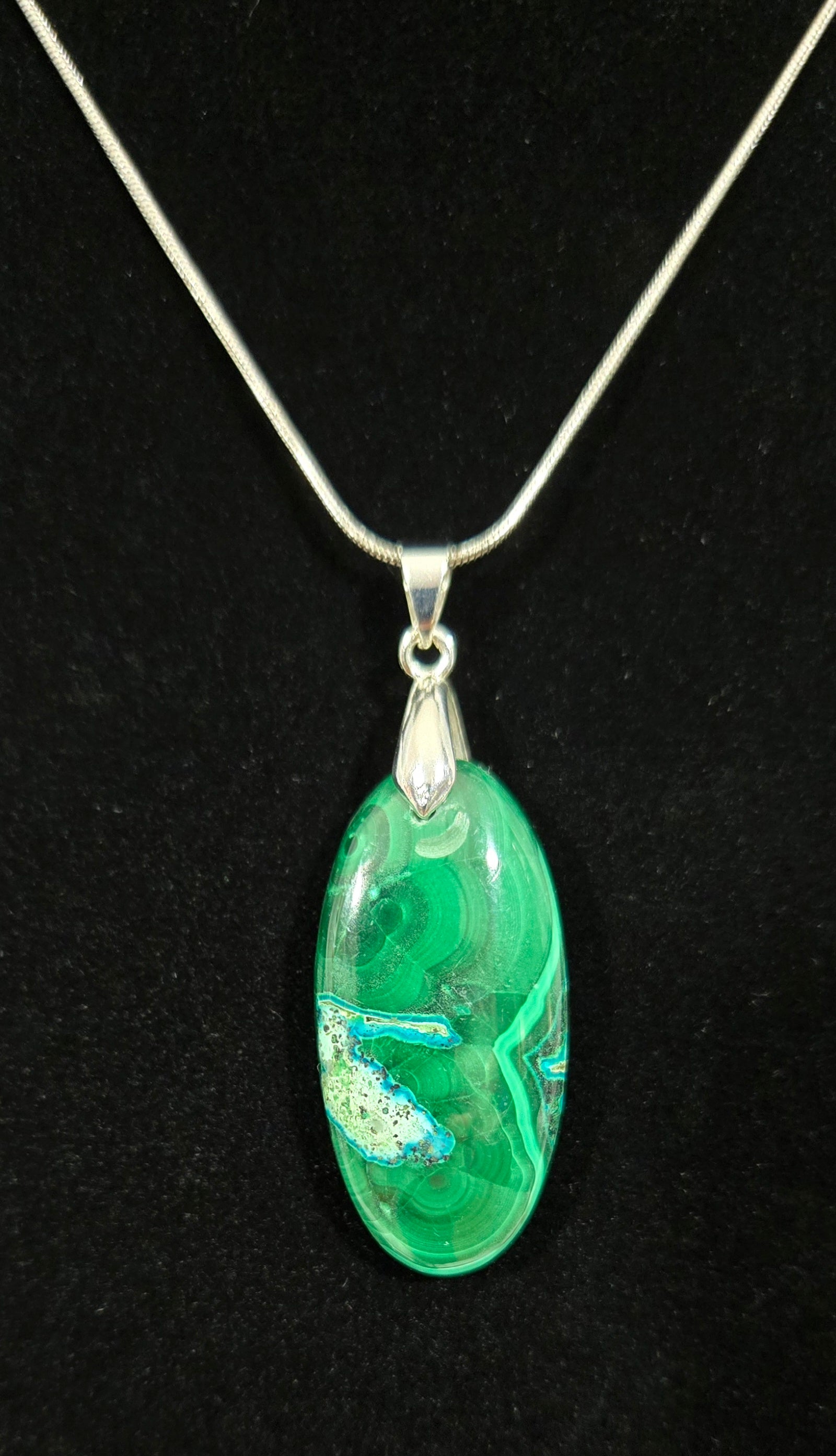 MALACHITE CHRYSOCOLLA NECKLACE