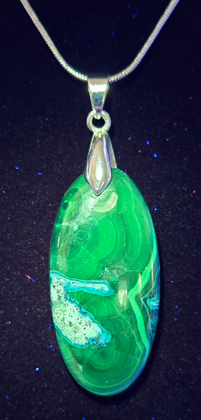 MALACHITE CHRYSOCOLLA NECKLACE