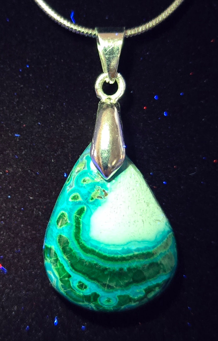 MALACHITE CHRYSOCOLLA NECKLACE