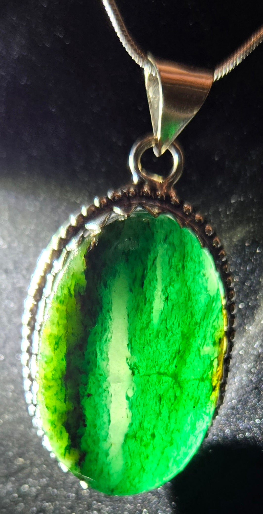 MOSS AGATE NECKLACE