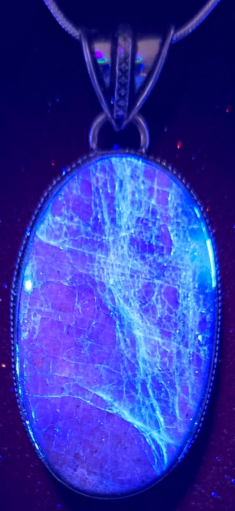 BLUE APATITE NECKLACE