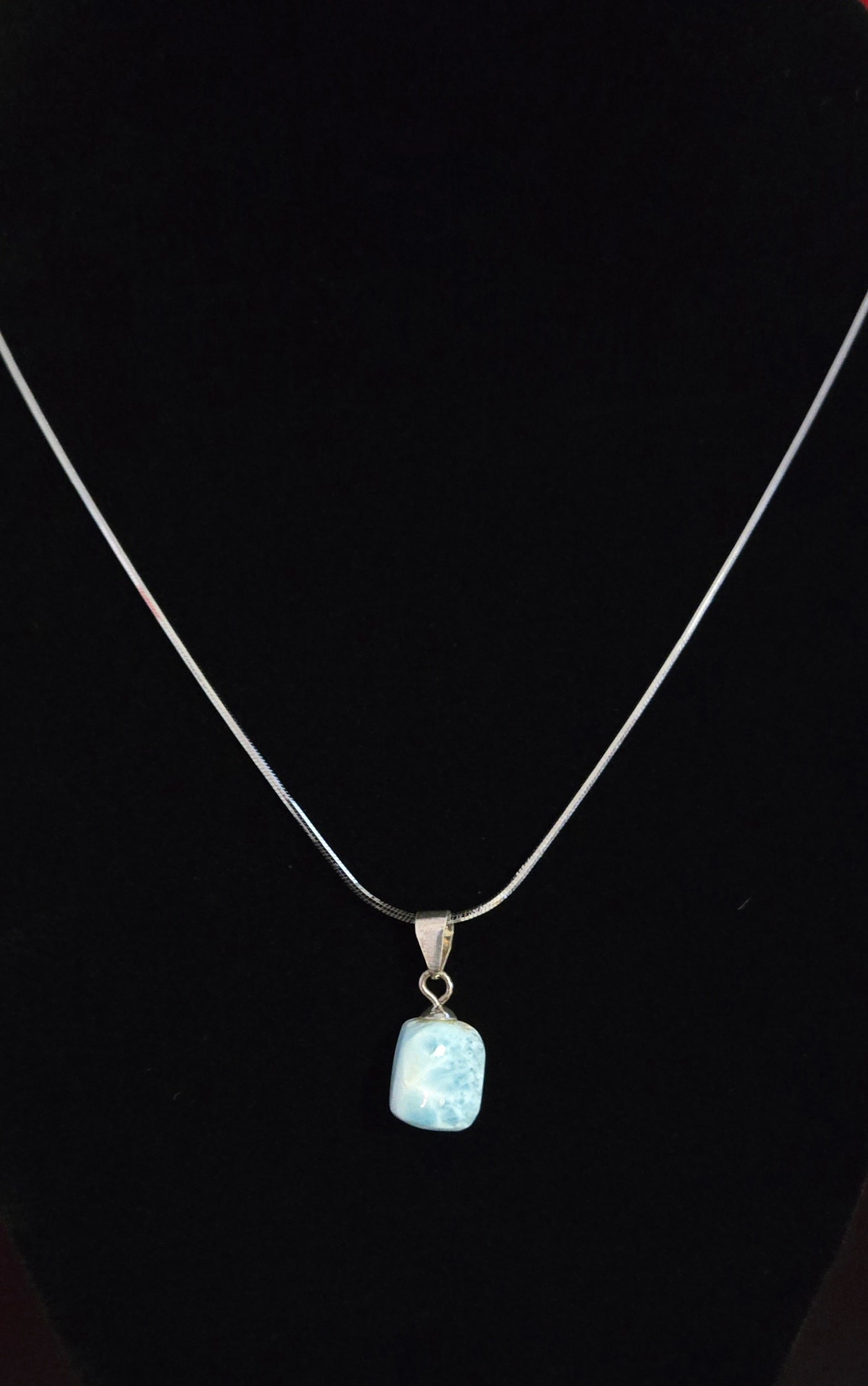 LARIMAR 925 STERLING NECKLACE