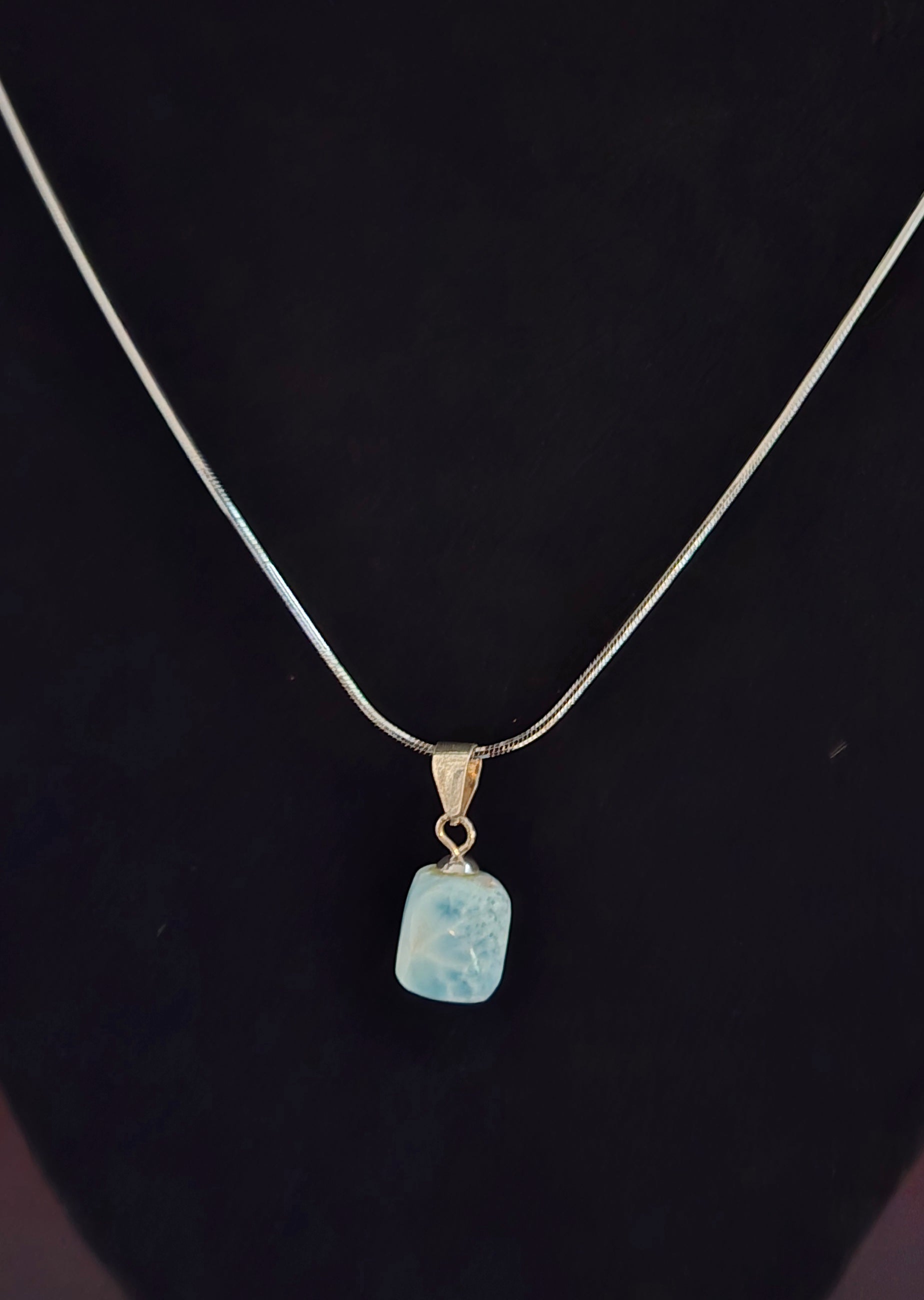 LARIMAR 925 STERLING NECKLACE