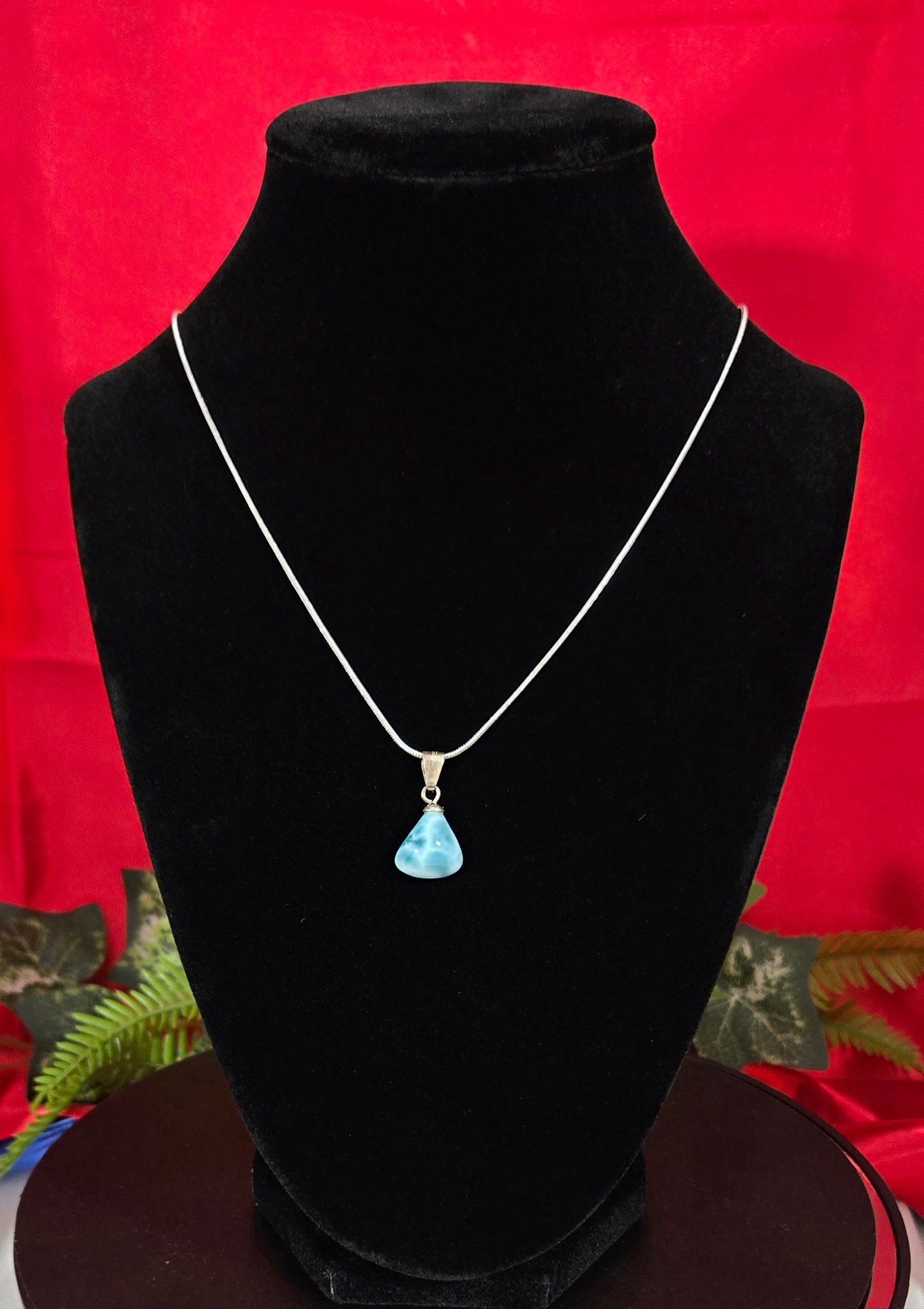 LARIMAR 925 STERLING NECKLACE
