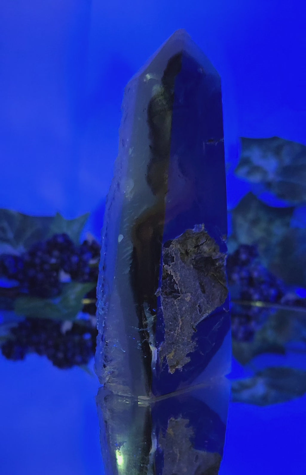 Black Flower Agate