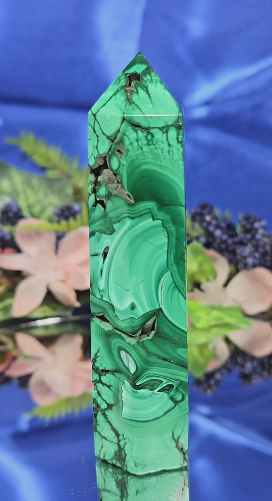 MALACHITE CHRYSOCOLLA TOWER