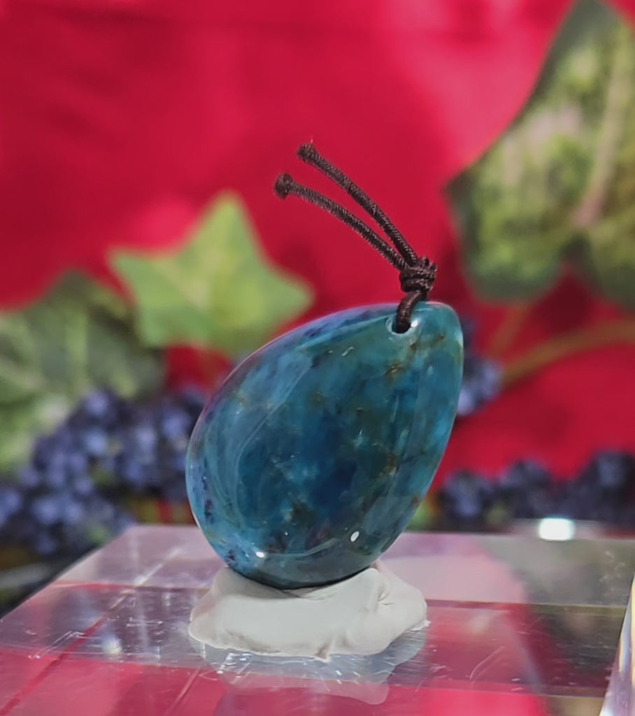 BLUE APATITE CABOCHON