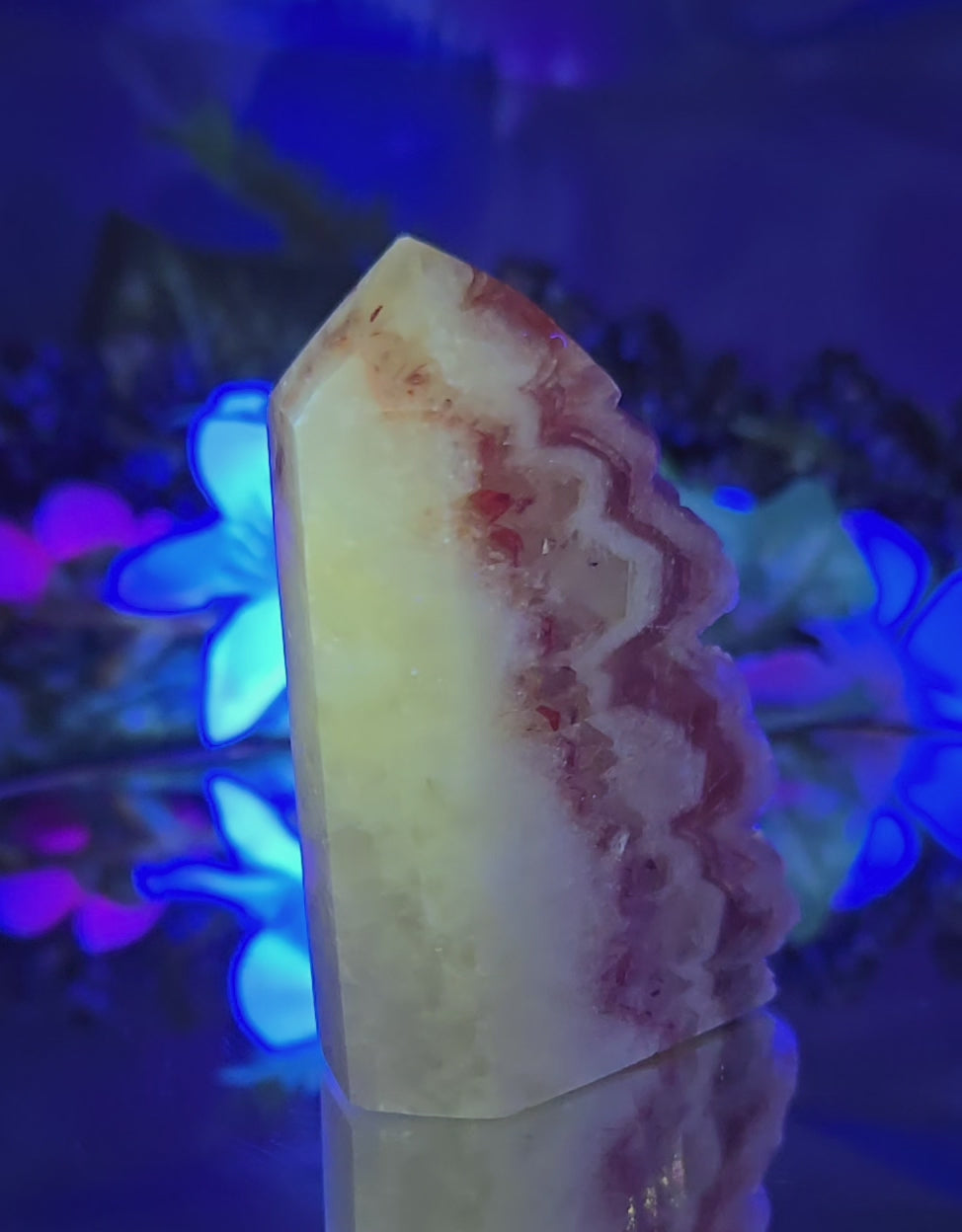 RED-ORANGE BANDED CALCITE