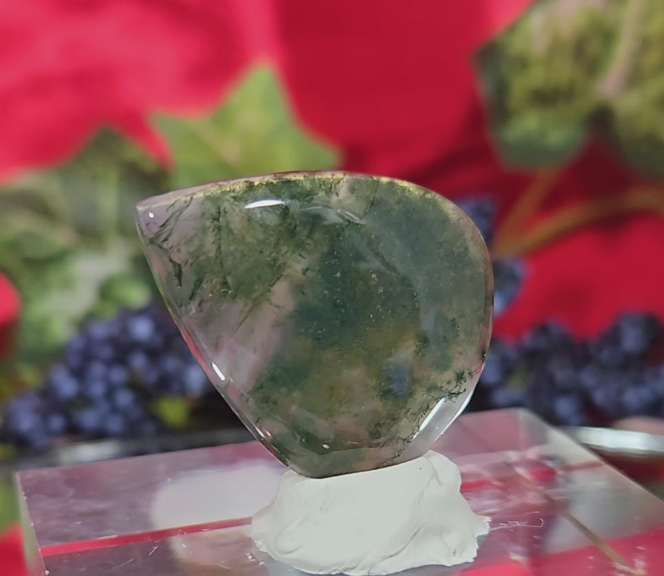 MOSS AGATE CABOCHON