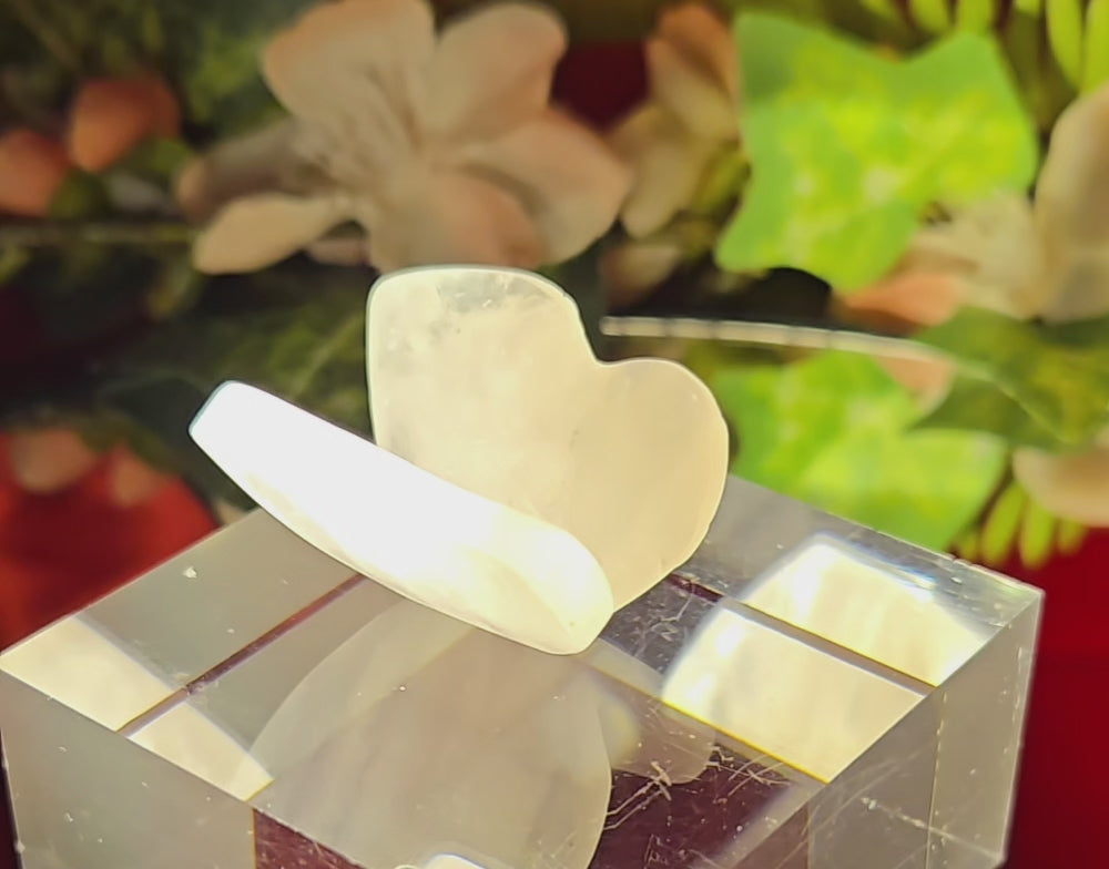 ROSE QUARTZ BUTTERFLY