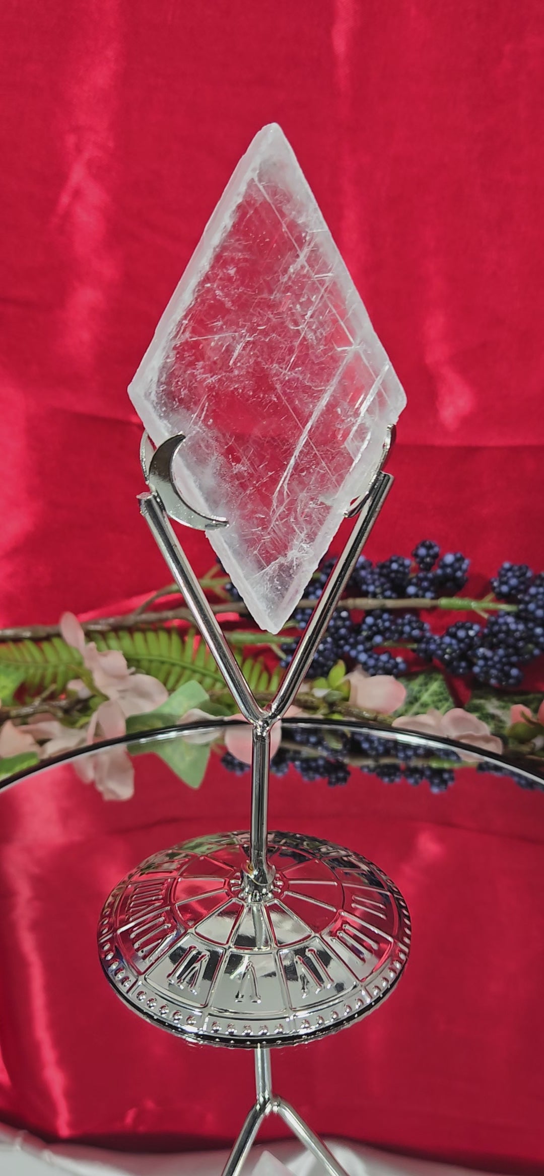 GYPSUM SELENITE WITH STAND