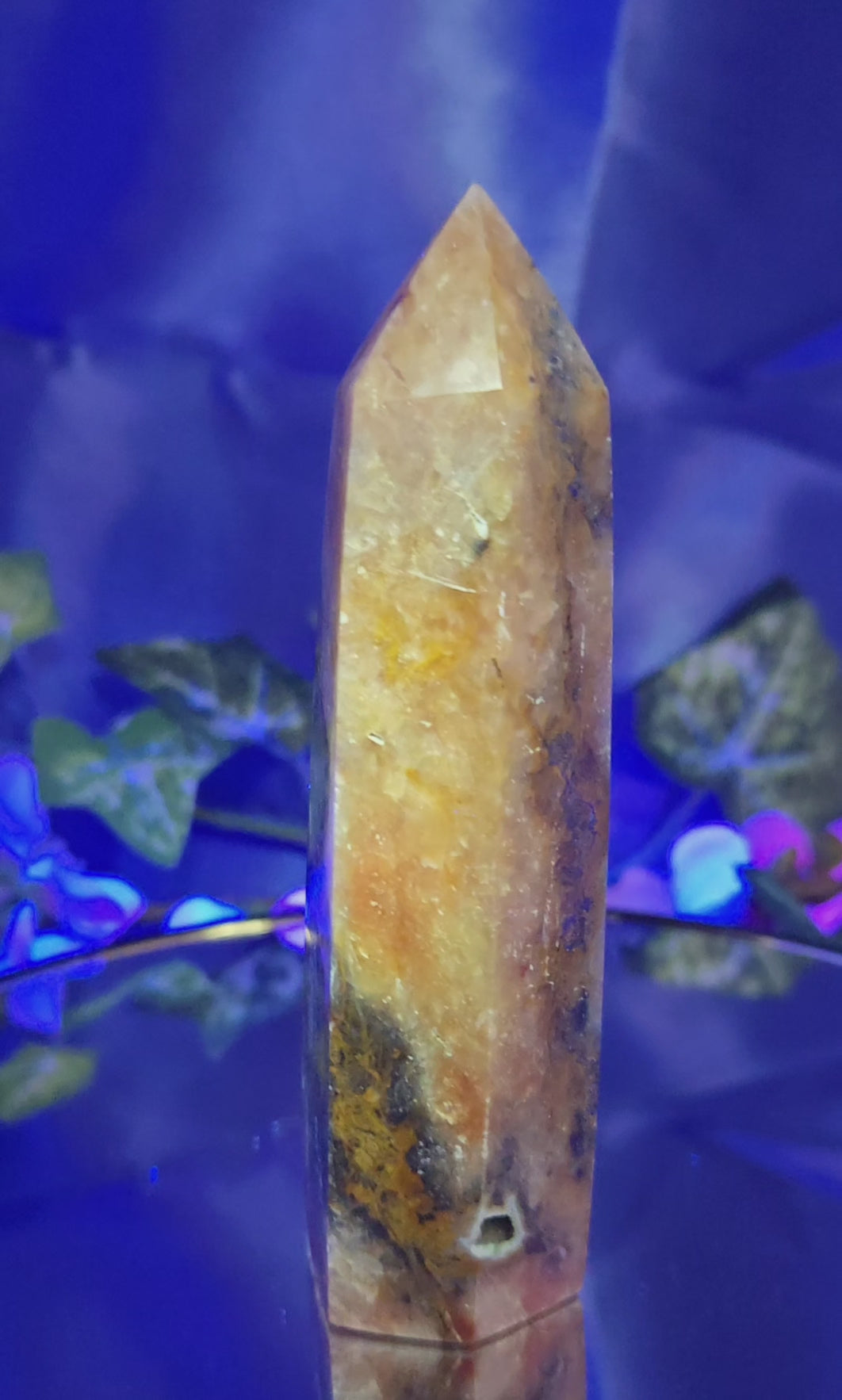Golden Healer with Pyrite