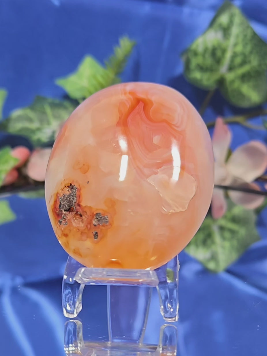 CARNELIAN PALM STONE