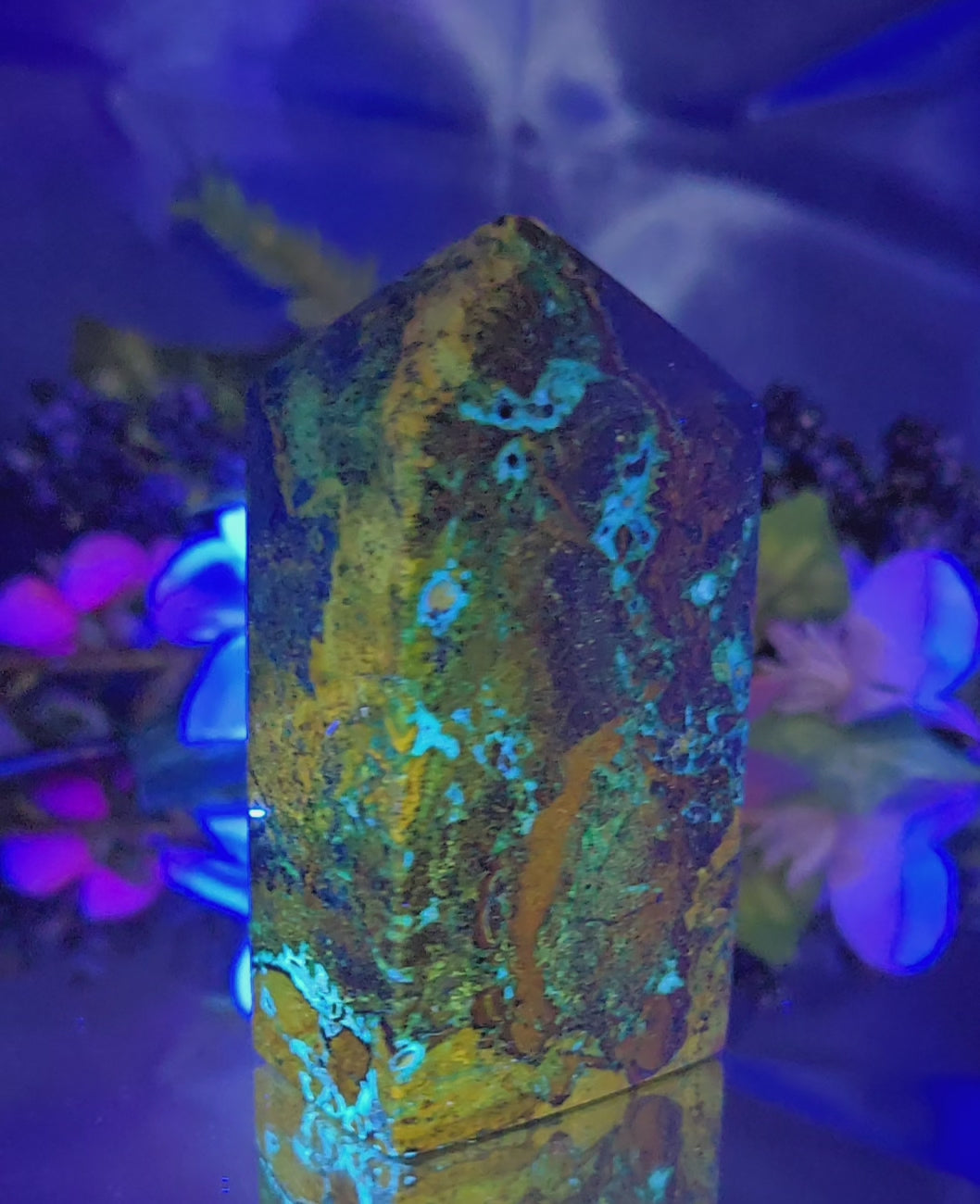 AZURITE-MALACHITE-CHRYSOCOLLA TOWER