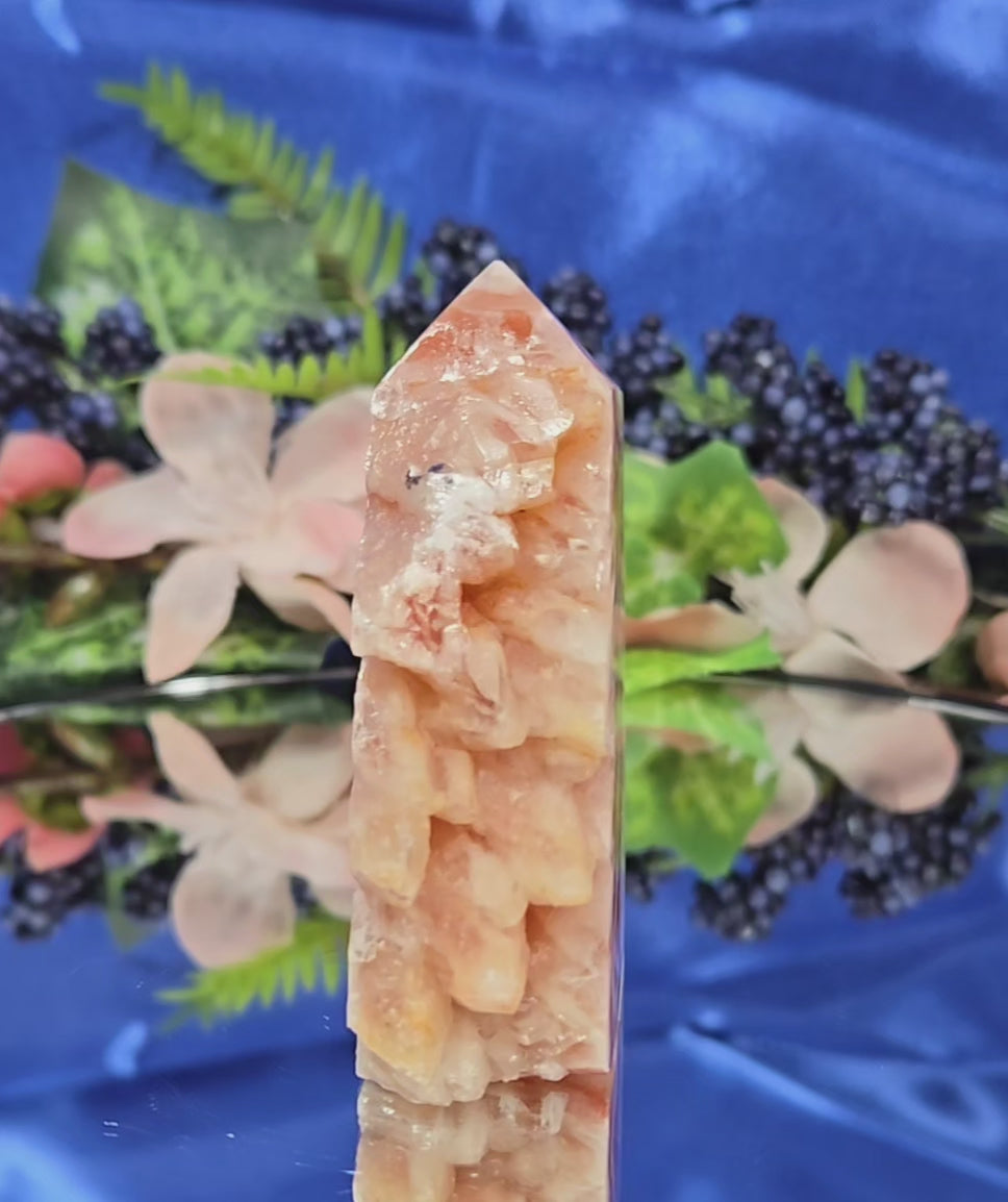 RED-ORANGE BANDED CALCITE