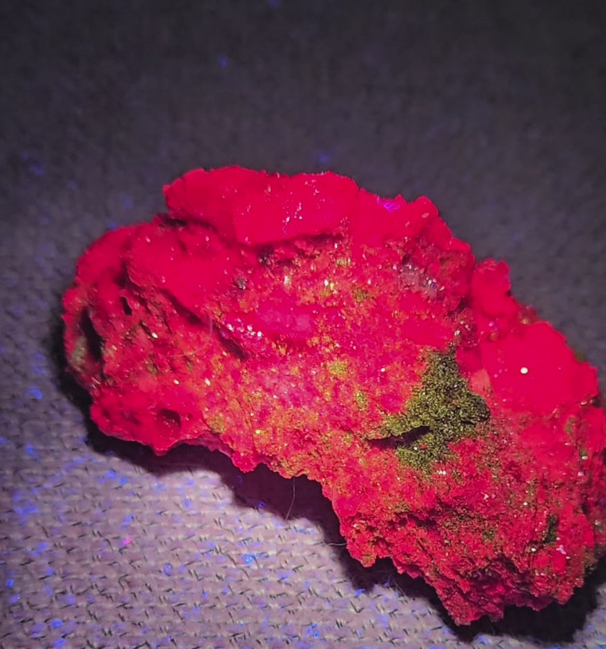 RUBY WITH EPIDOTE CLUSTER