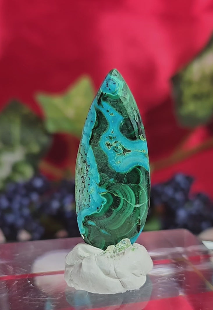 MALACHITE CHRYSACOLLA CABOCHON
