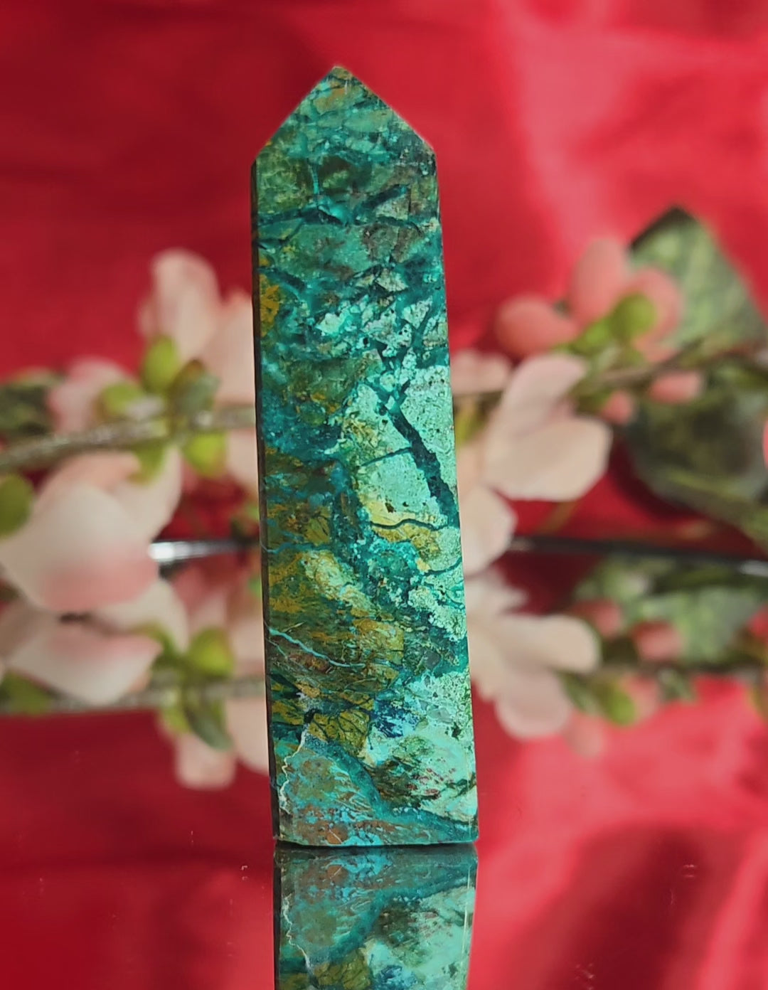 Azurite & Malachite Tower