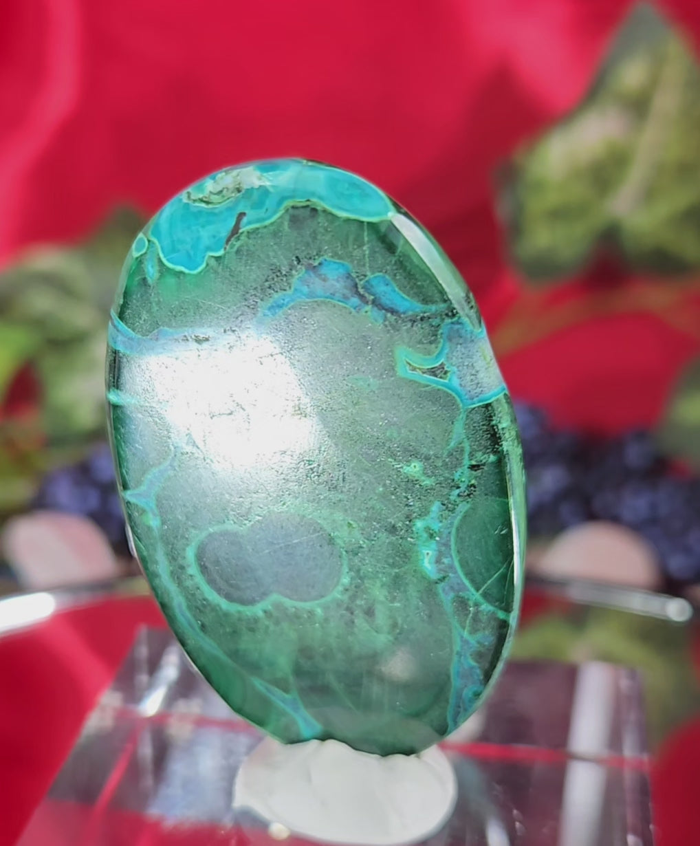 MALACHITE CHRYSACOLLA CABOCHON