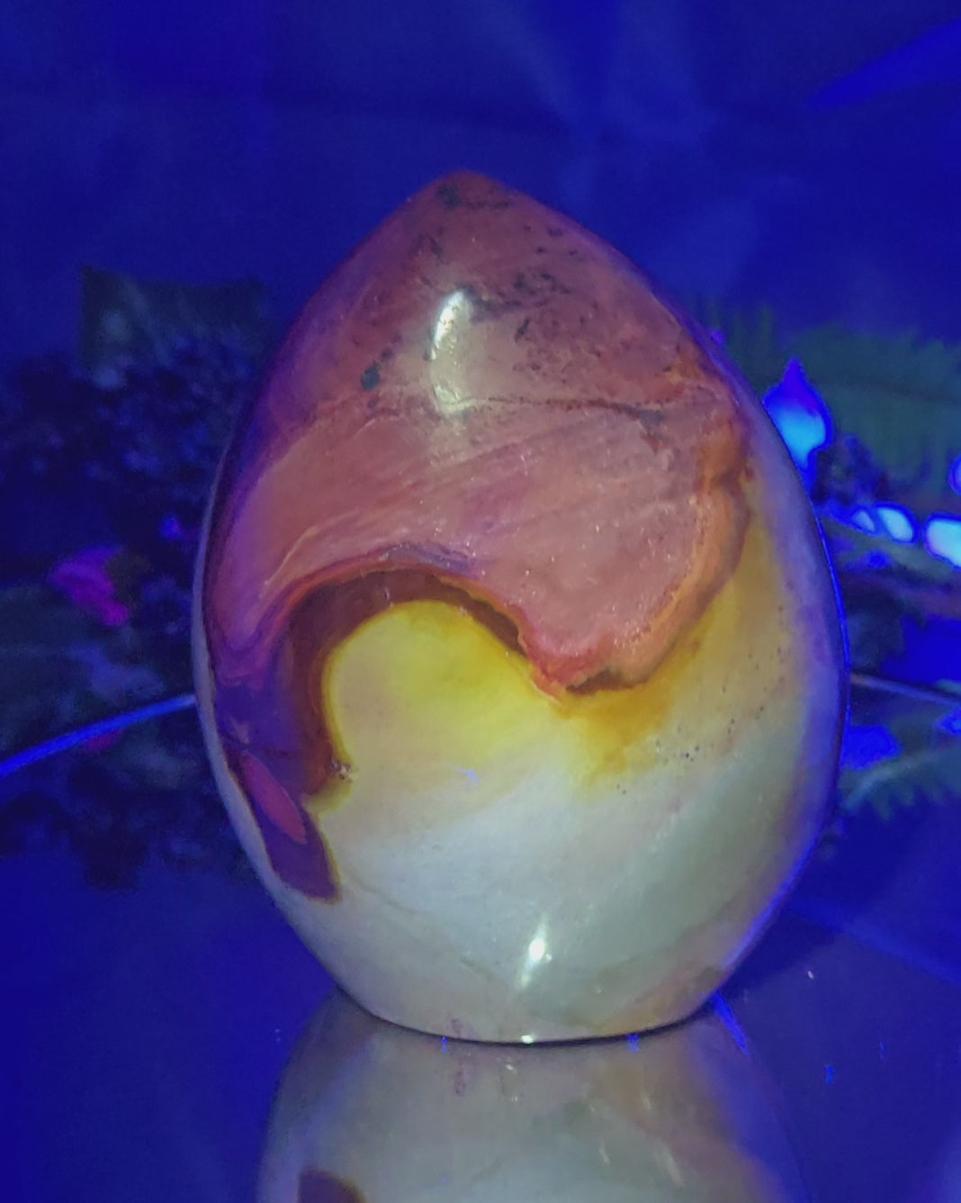 POLYCHROME JASPER TEARDROP FREE FORM