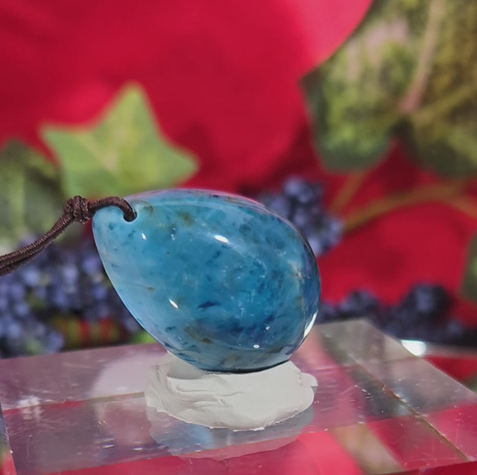 BLUE APATITE CABOCHON