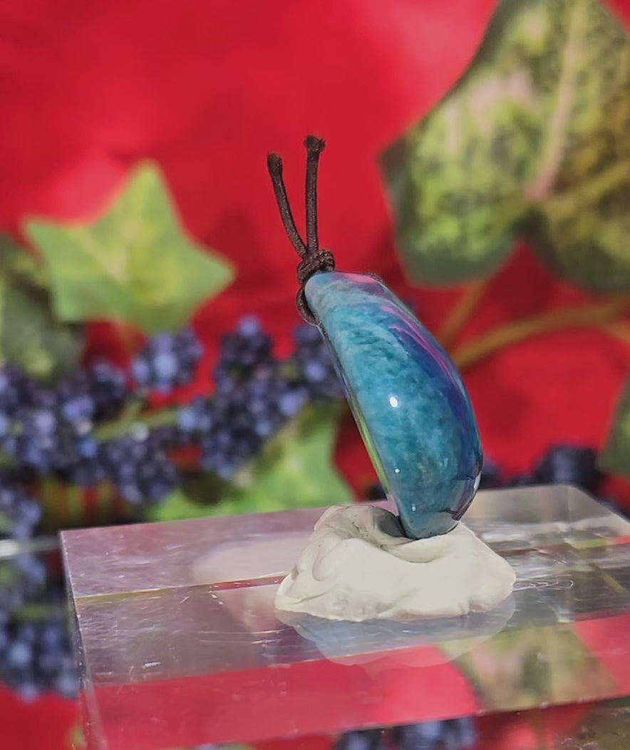 BLUE APATITE CABOCHON