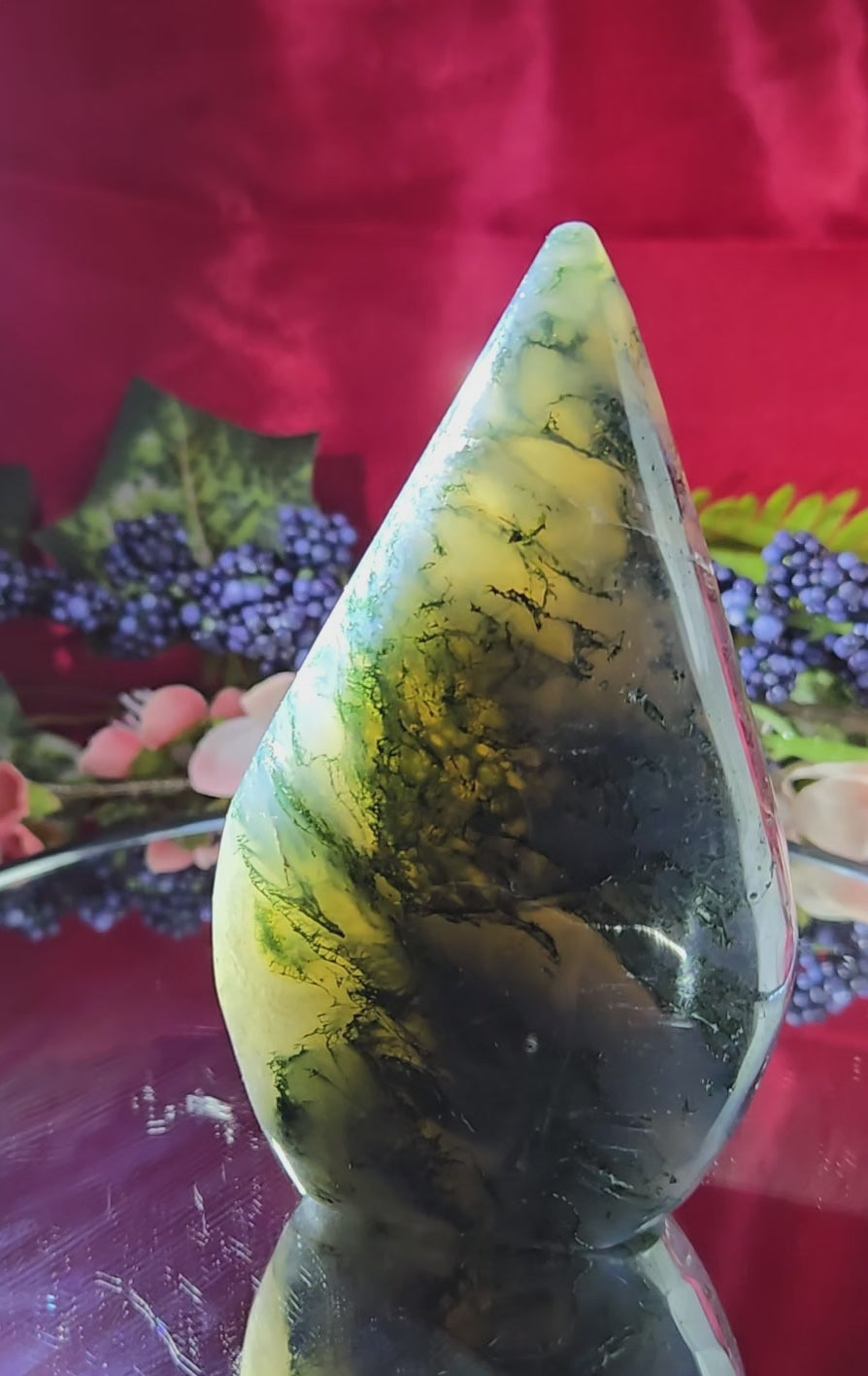 MOSS AGATE FREE FORM