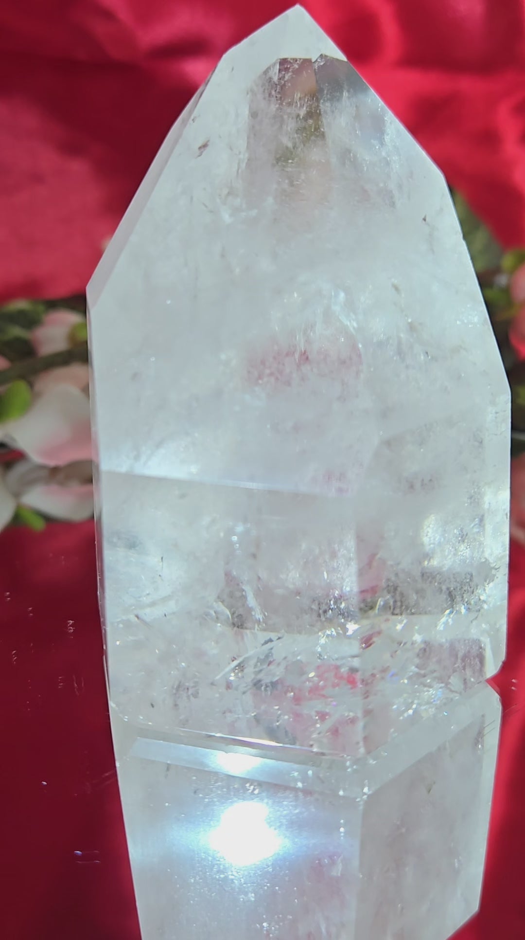 Lemurian Clear Quartz Tower