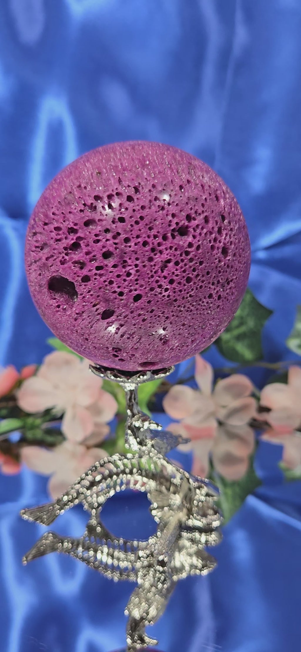 AFRICAN HONEYCOMB RUBY SPHERE