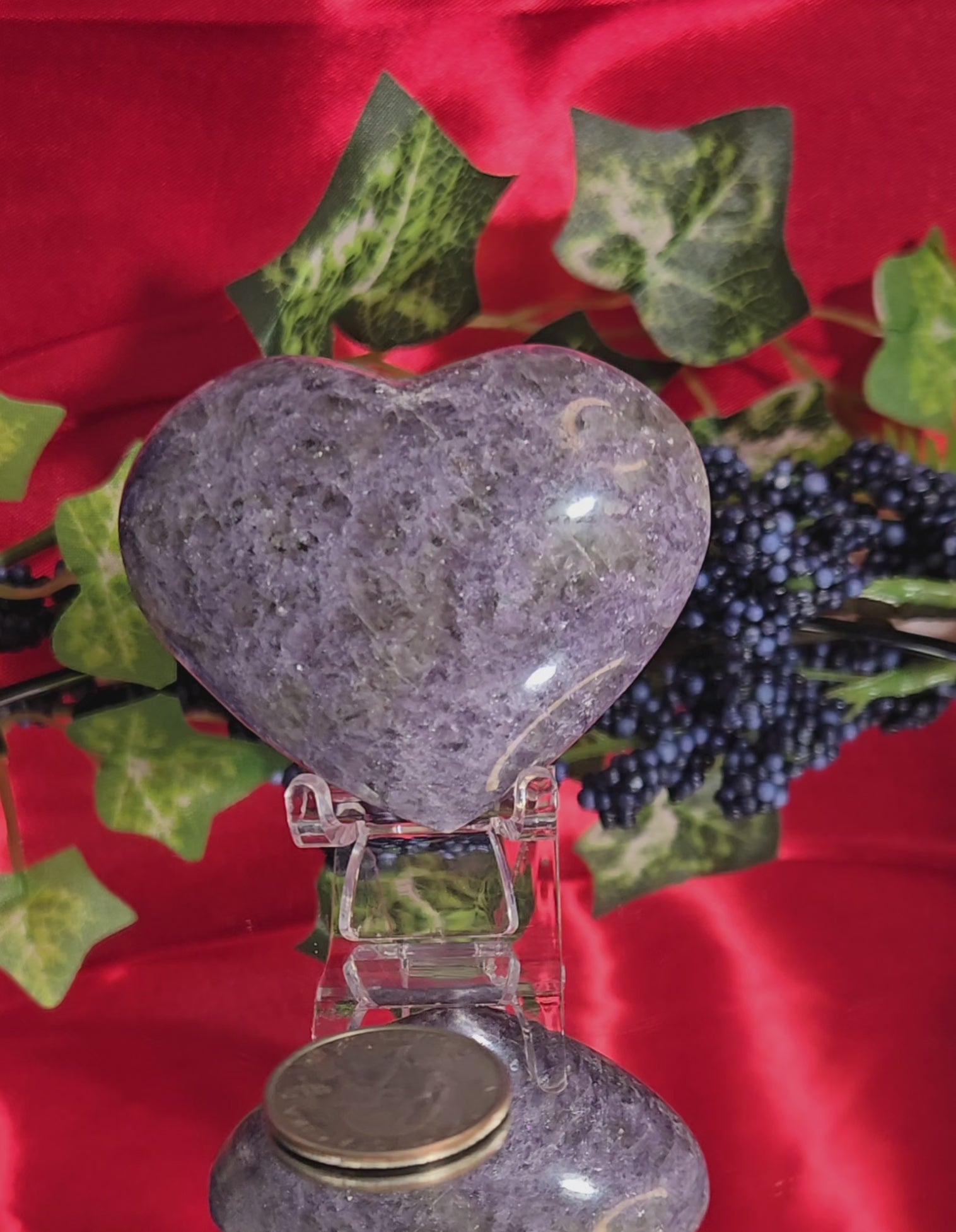 LEPIDOLITE HEART
