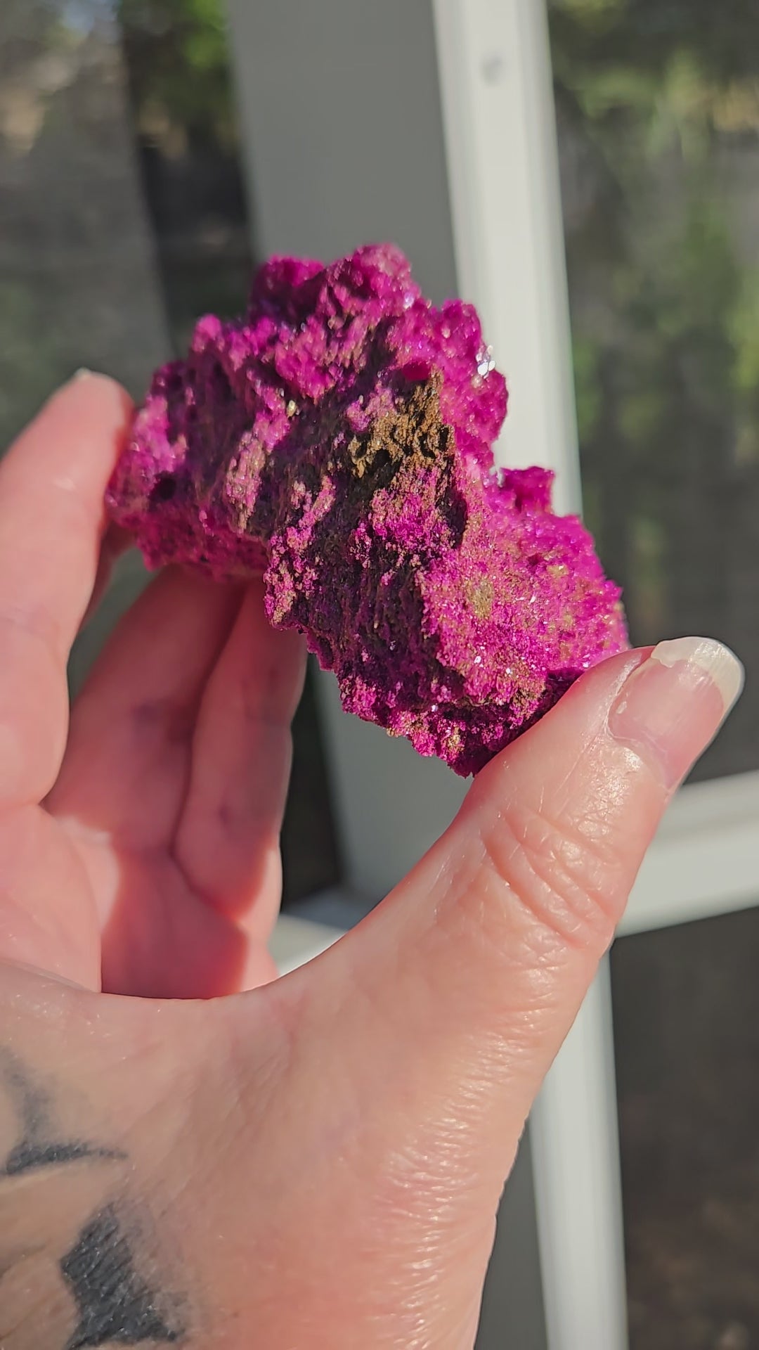 RUBY WITH EPIDOTE CLUSTER
