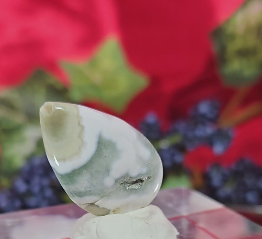 MOSS AGATE CABOCHON
