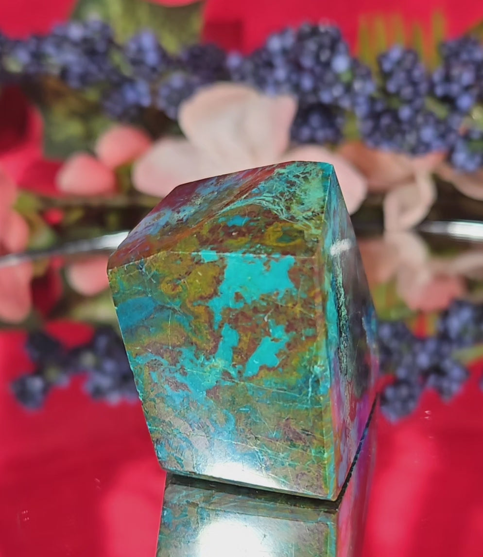 AZURITE/CHRYSOCOLLA/MALACHITE FREE FORM