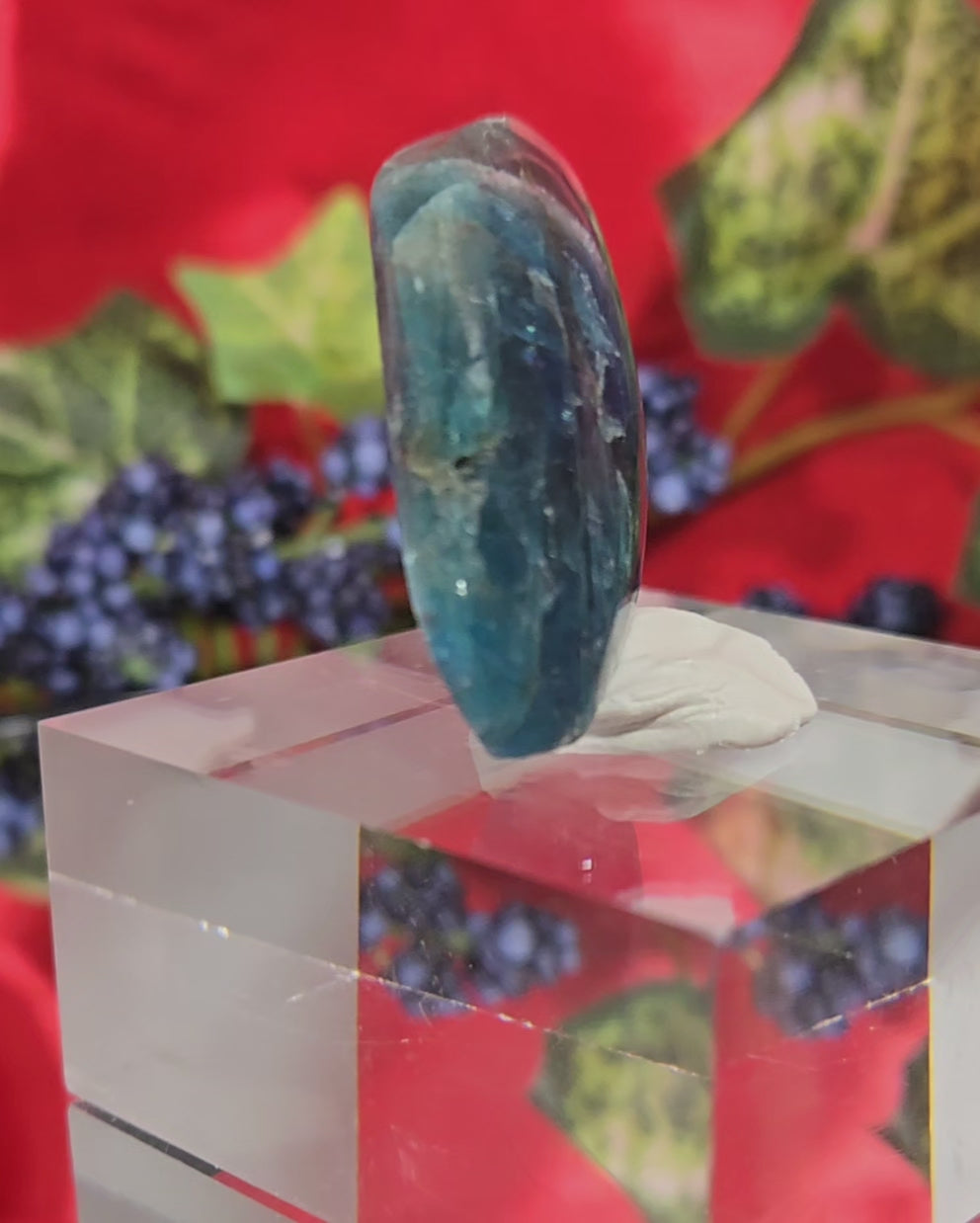 BLUE APATITE CABOCHON