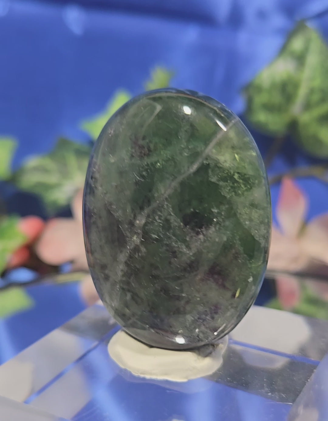 FLUORITE PALM STONE
