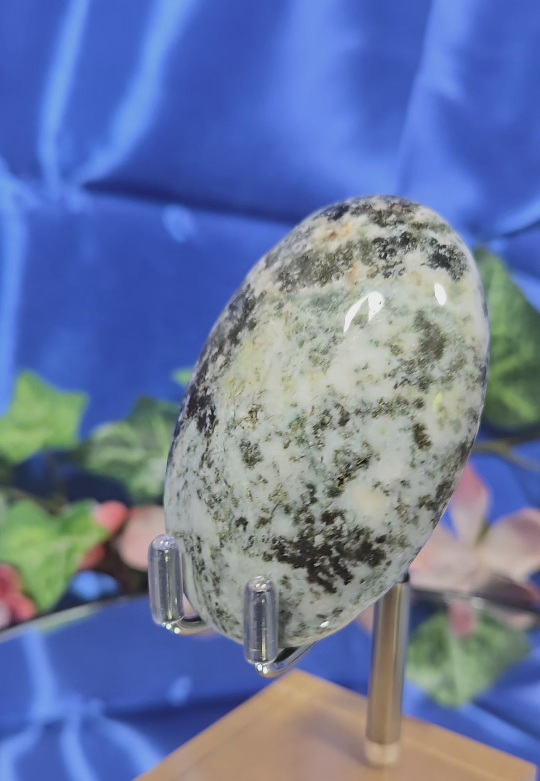 MOSS AGATE JASPER PALM STONE