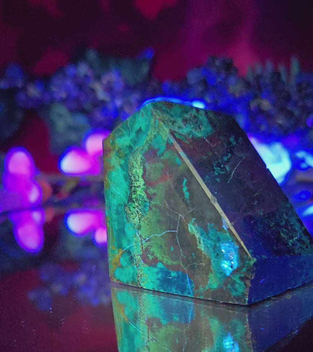 AZURITE/CHRYSOCOLLA/MALACHITE FREE FORM