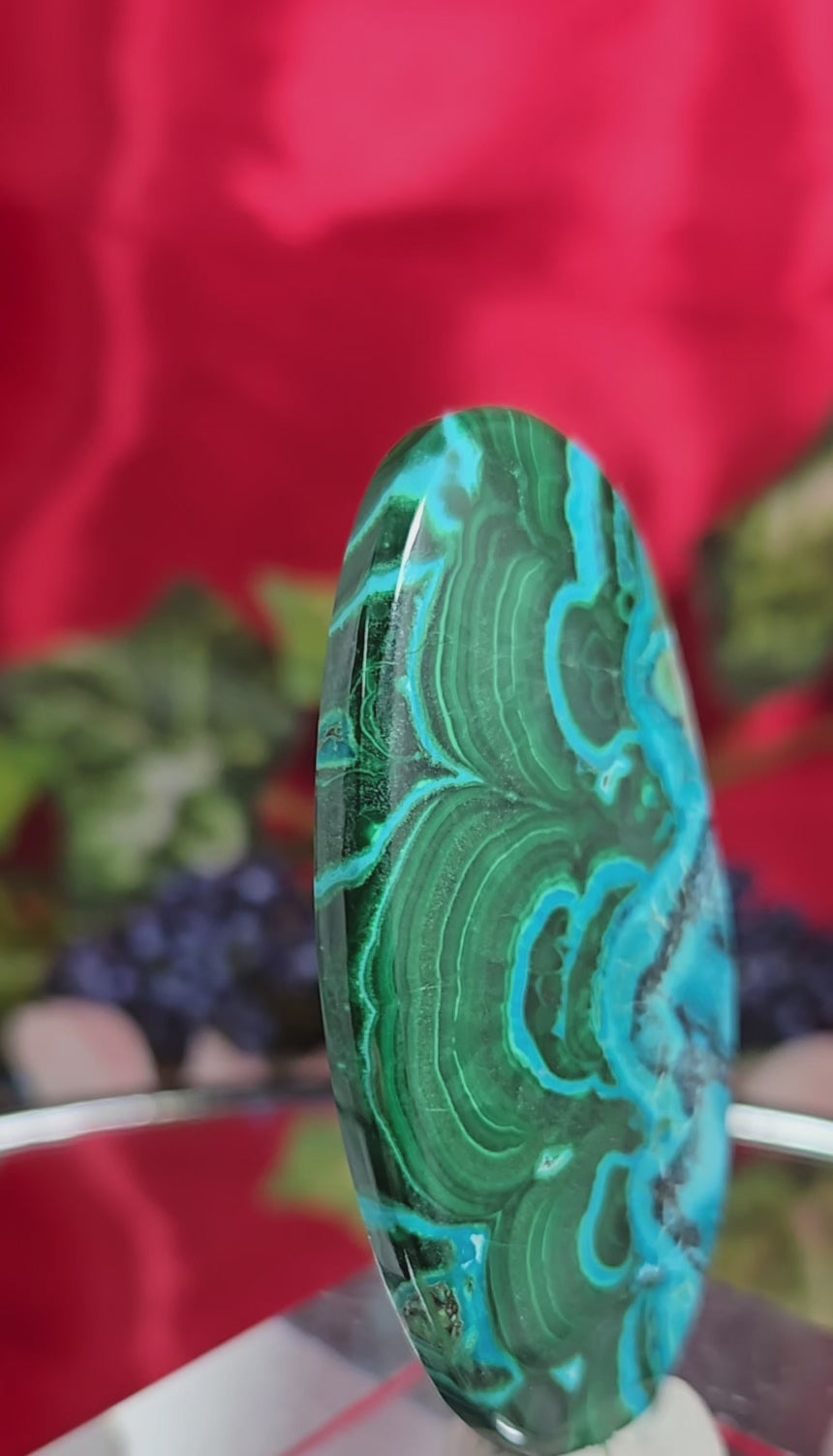 MALACHITE CHRYSACOLLA CABOCHON