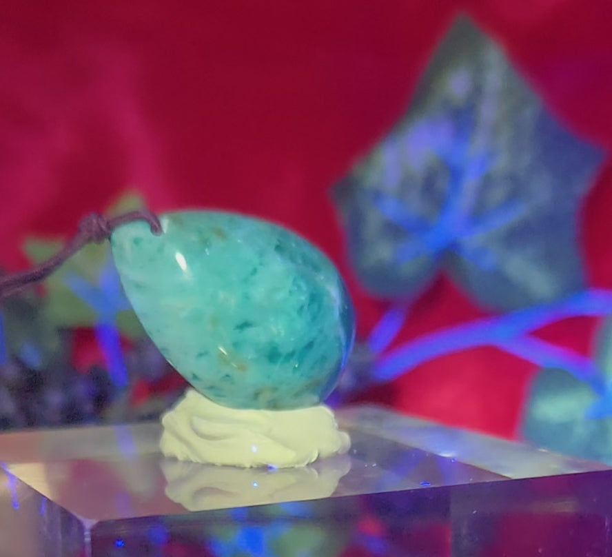 BLUE APATITE CABOCHON